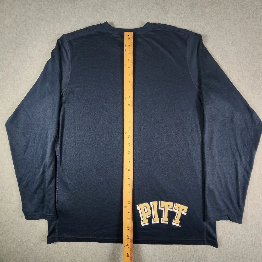 Pittsburgh‎ Panthers Football Nike Dri-Fit Shirt Mens Medium Navy Long Sleeve